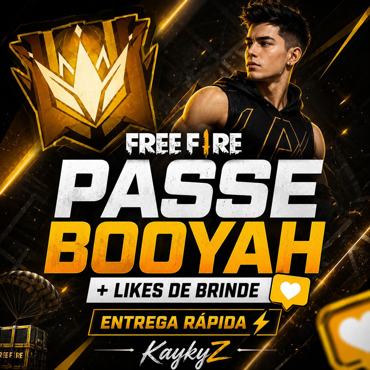 [BARATO] PASSE PREMIUM ATUAL FREE FIRE + LIKES DE BRINDE | ENTREGA RÁPIDA