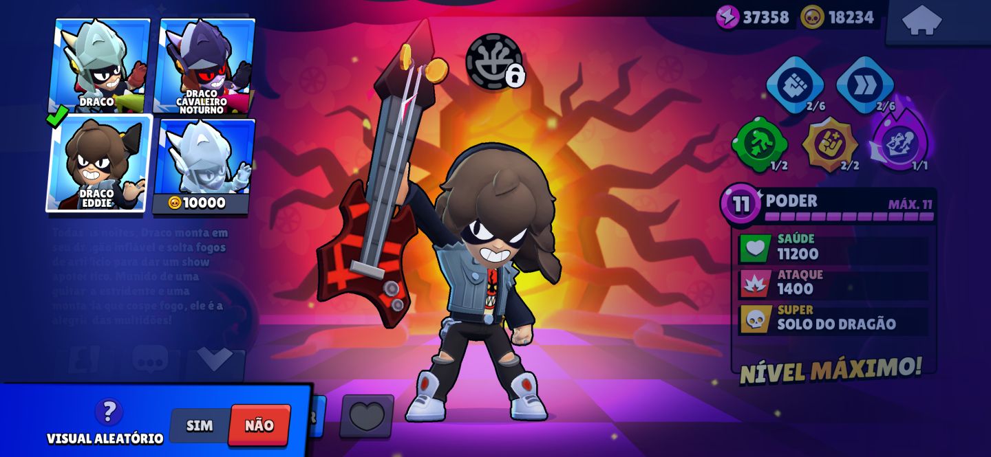 Conta main fang com skin fang furioso e fang midorya