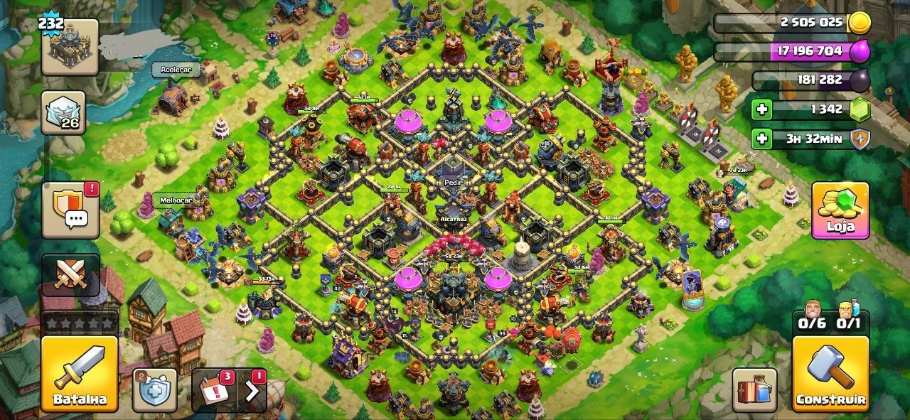 Conta Clash Of Clans, Cv 17 Entrego a Conta no E-mail do Comprador.