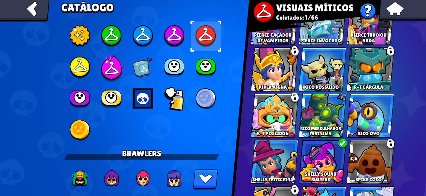 CONTA DE BRAWL STARS 53/103 BRAW (TODOS OS DADOS TROCAVEIS, ACEITO OFERTAS BOAS)