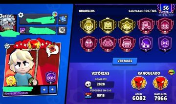 CONTA DE BRAWL E CLASH MUITO UPADA