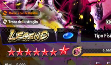Ponta de dragon ball Legends com Goku black 14 estrelado (ENTREGA AUTOMÁTICA)