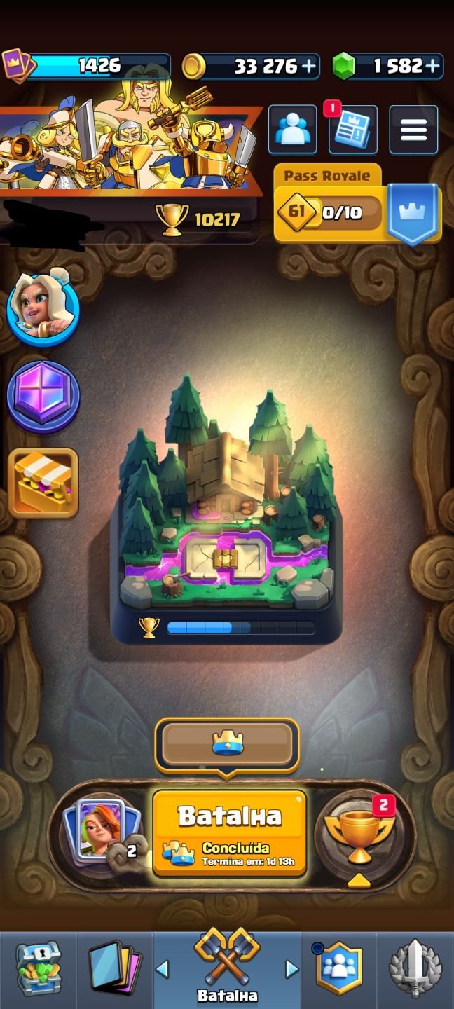 CONTA DE CLASH ROYALE 2017 COM 10K
