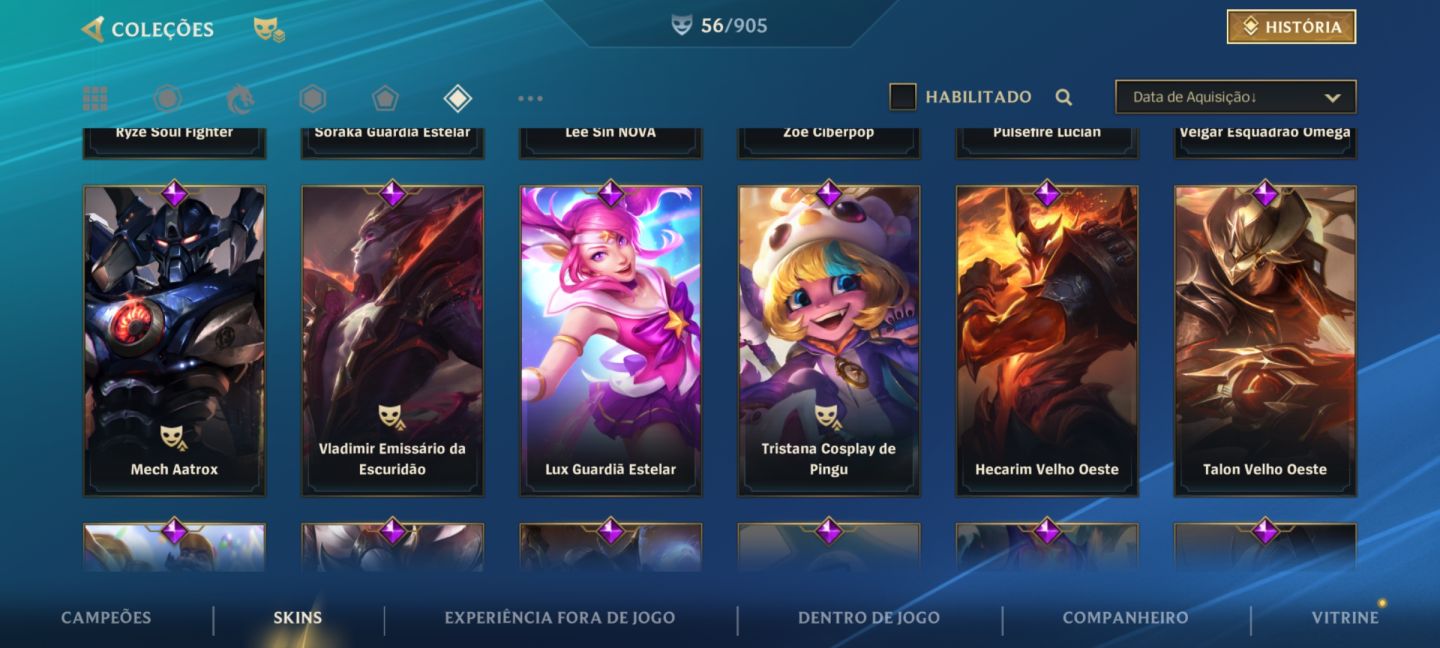 Conta Wild Rift 56 Skins Yone HEARTSTEEL de Prestígio
