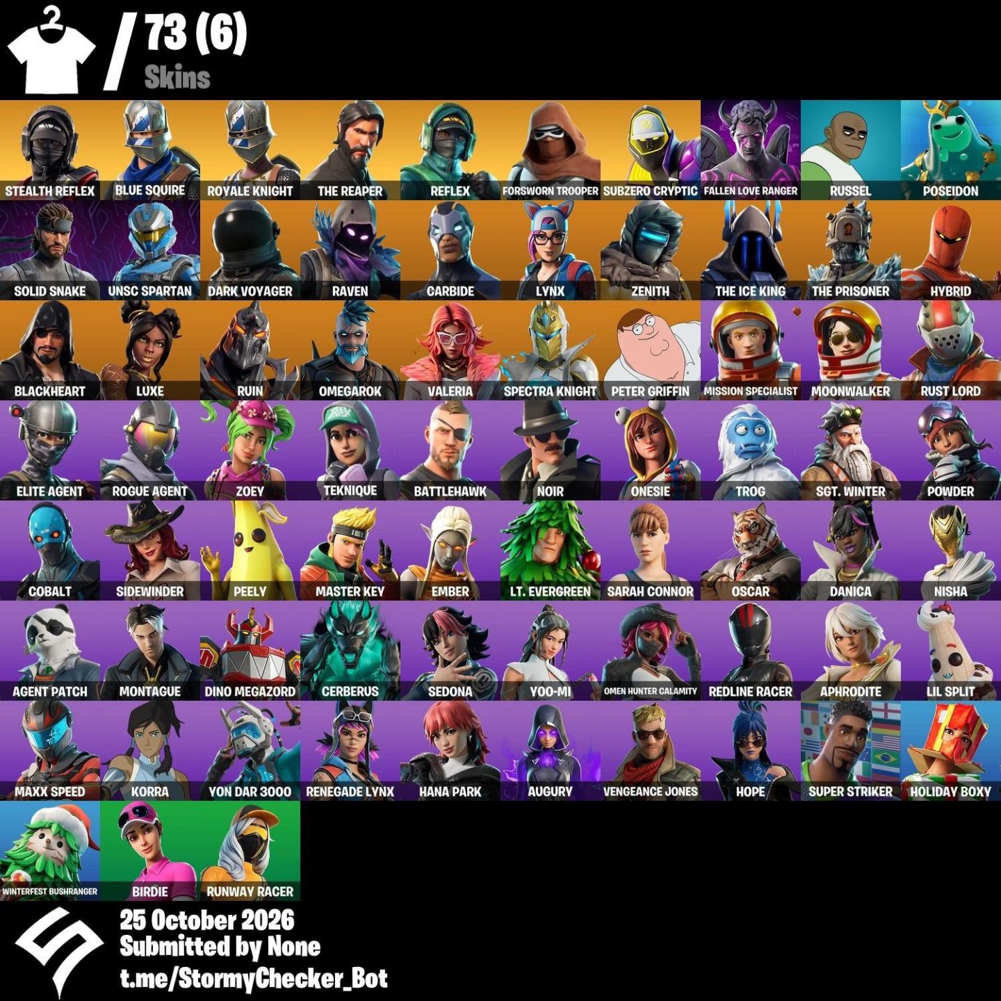 CONTA SUPER RARA FORTNITE // REFLEXO FURTIVO, TROOPER RENEGADO, ROGUE AGENT