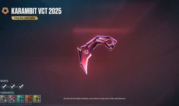 CONTA VALORANT com Karambit VCT 2025