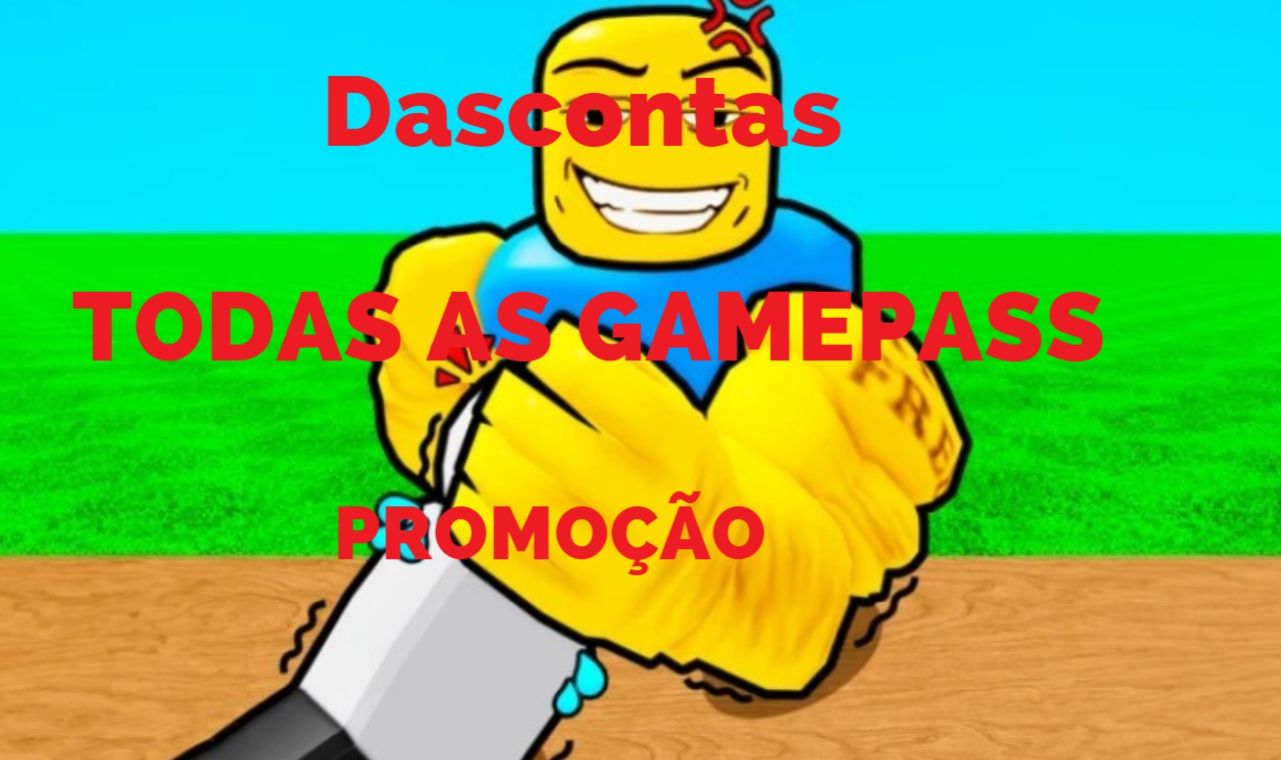 ARM WRESTLE SIMULATOR/SIMULATOR DE LUTA DE BRAÇO/TODAS AS GAMEPASS/ROBLOX