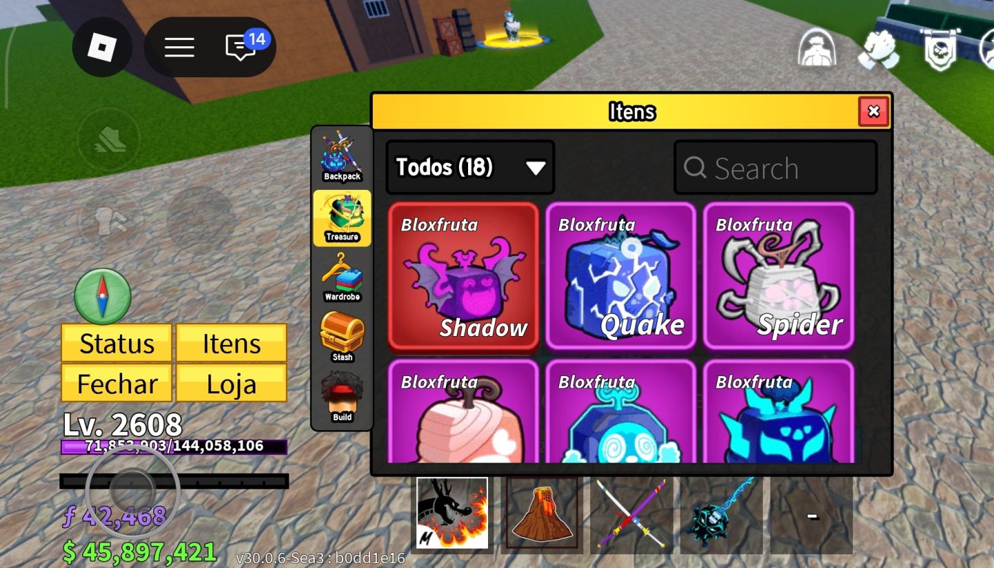 CONTA ROBLOX | LVL 2608 MAX | BLOX FRUITS CYBORG V4 DESP | CDK + TTK | 45M
