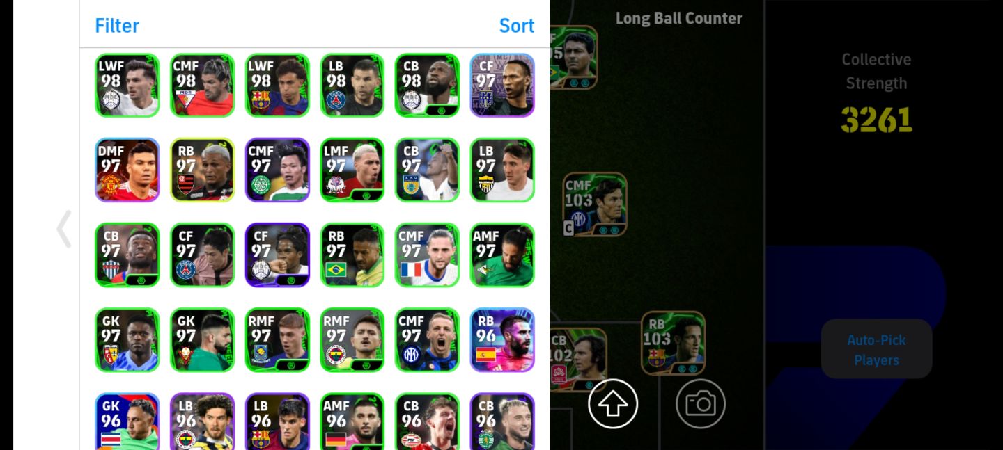 CONTA DE EFOOTBALL COM FORÇA DE 3261 SOMENTE KONAMI ID TA NO PRECINHO