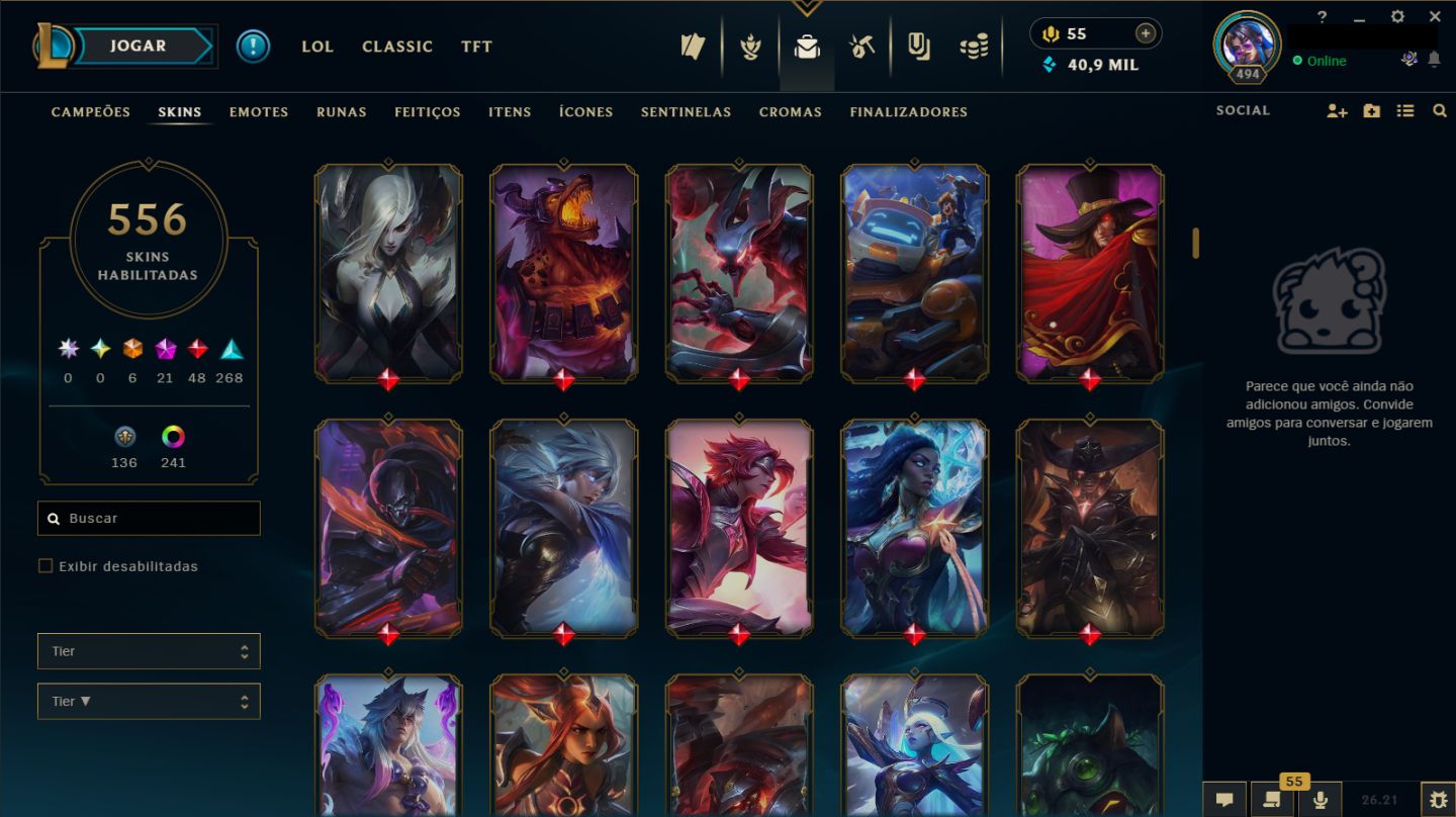 Conta Esmeralda - 556 Skin