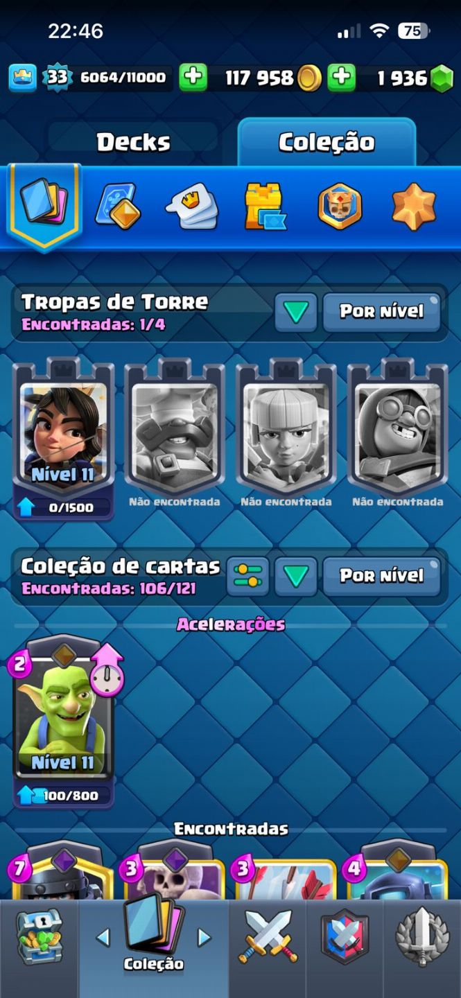 CLASH ROYALE | 7000 TROFÉUS | REI 11 | 4 CAMPEÕES | 3 EVOS | 2000 GEMAS