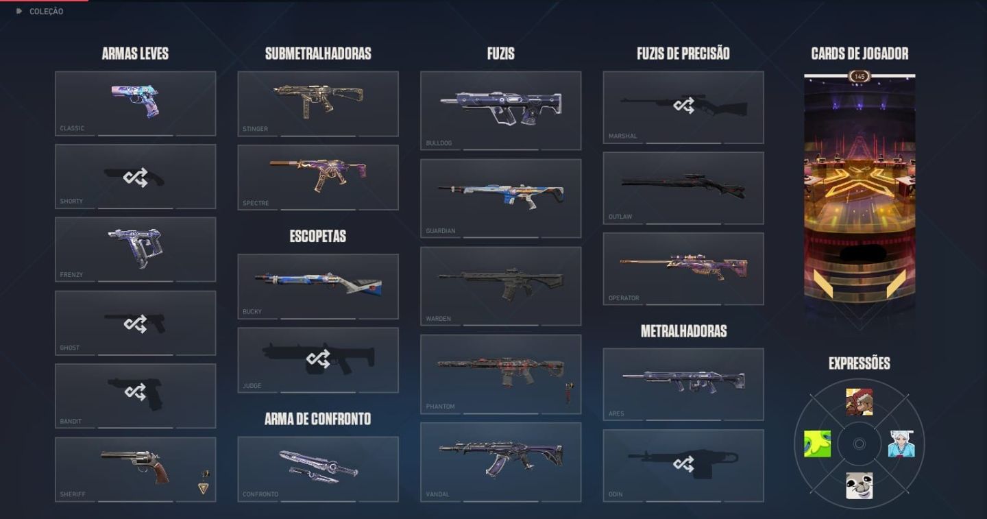 Conta Valorante Full Acesso com phantom reconhecimento e mais