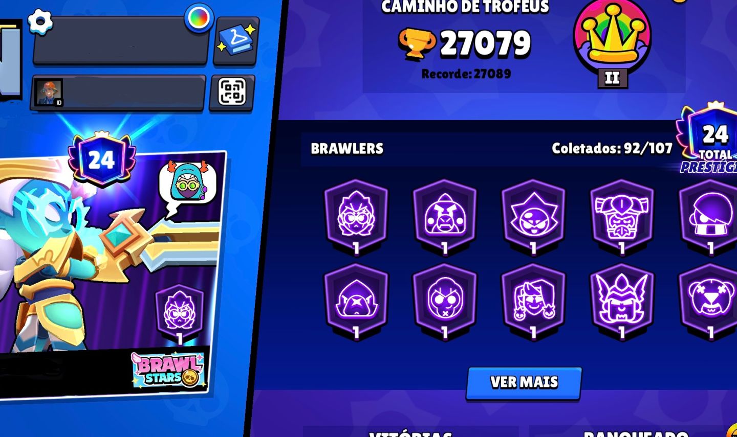 CONTA BRAWL STARS GEMADA!!