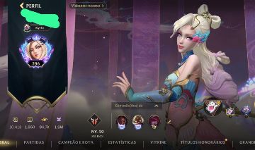 Conta Rara Nivel 20 adc (Leia a descrição)