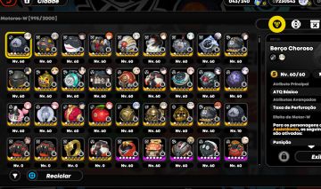 Conta ZZZ whale MELHOR DO SITE!!! / 93x5 / 200 dias de benção e passe comprado