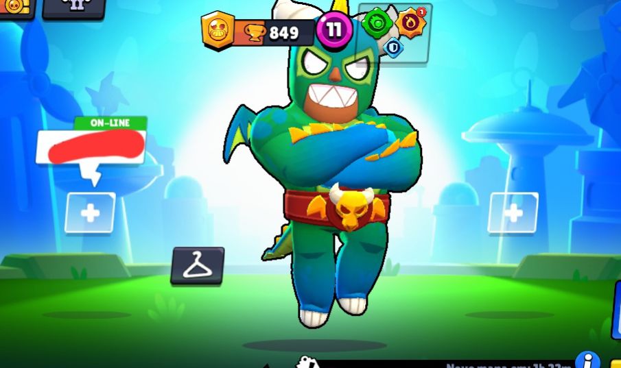Conta brawl stars 18k troféu 19k pontos de poder, 40k moedas e muito mais coisa