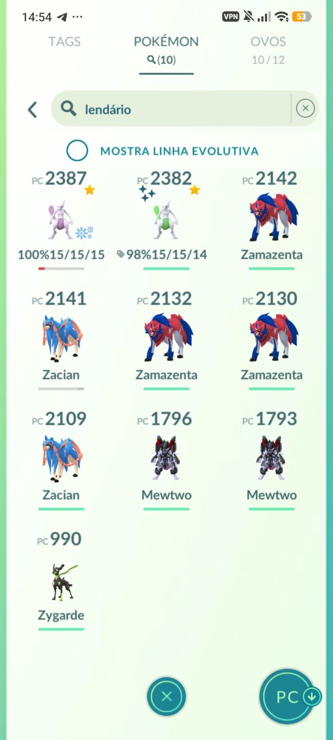 CONTA POKÉMON GO NÍVEL 43 | MEWTWO PURIFICADO 100% | GARCHOMP SHINY 100% (SHUNDO