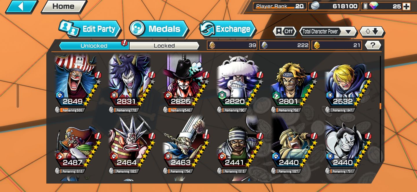Conta one piece Bounty Rush