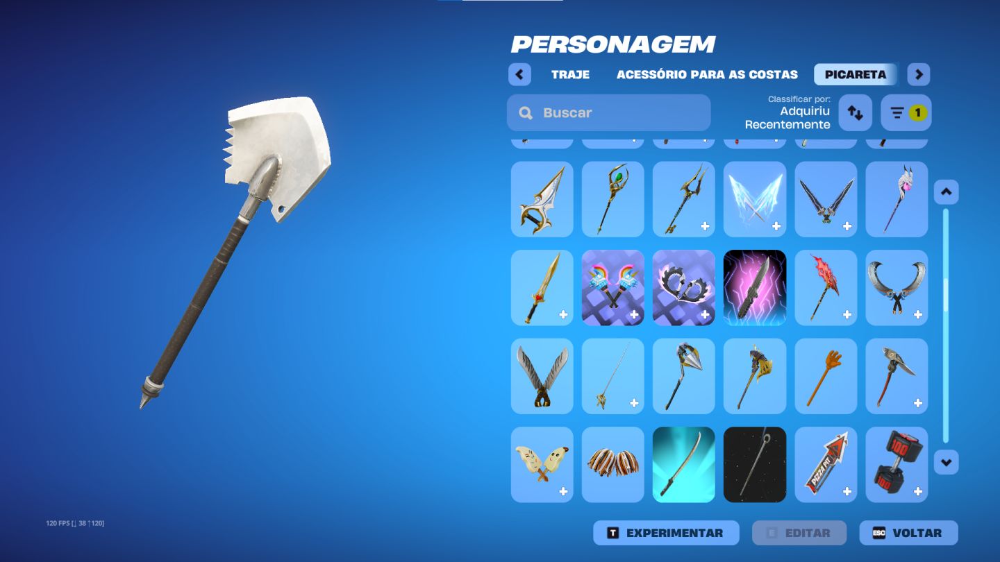 Conta Fortnite com 190+ Skins e 90+ Picaretas