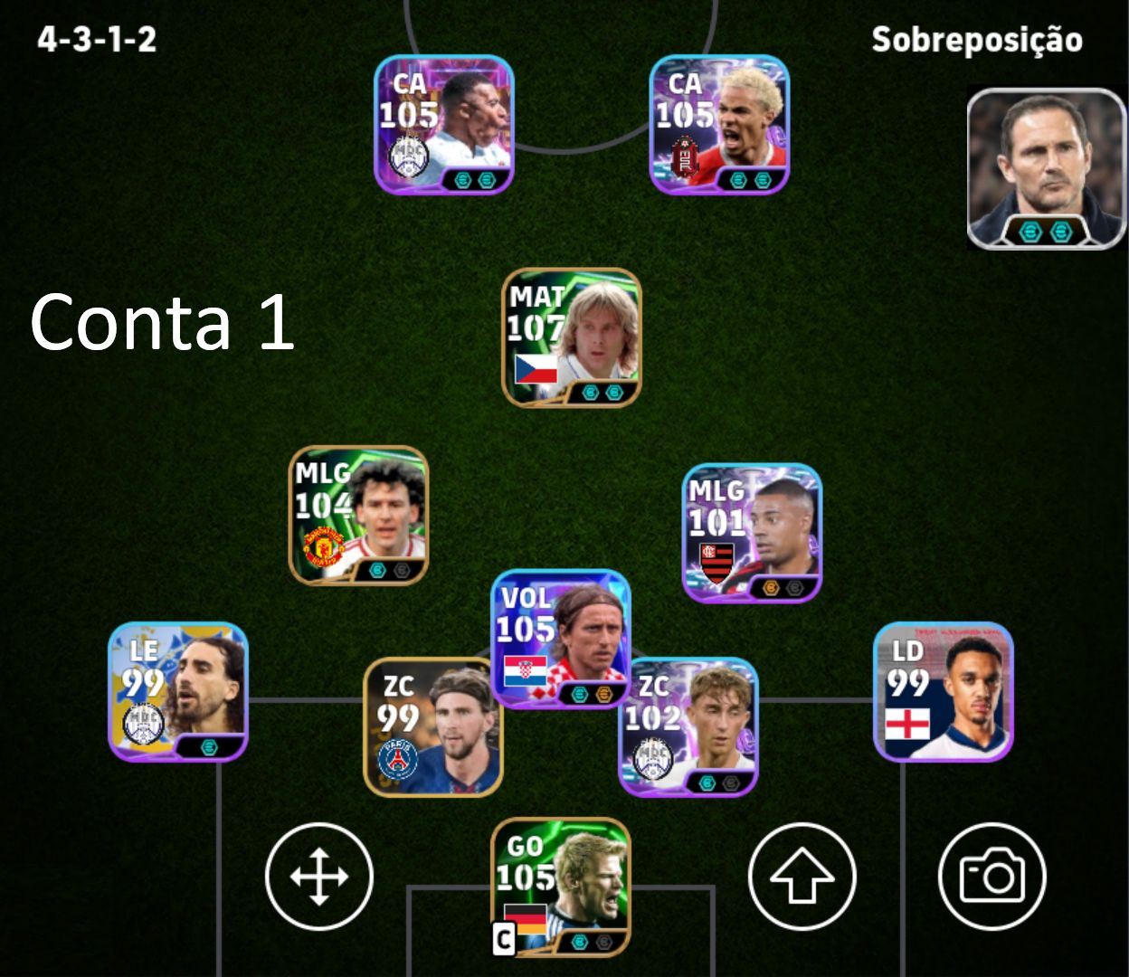 Melhores Contas Efootball Mobile Com MESSI Bigtime 109, Épicos e Showtimes Raros