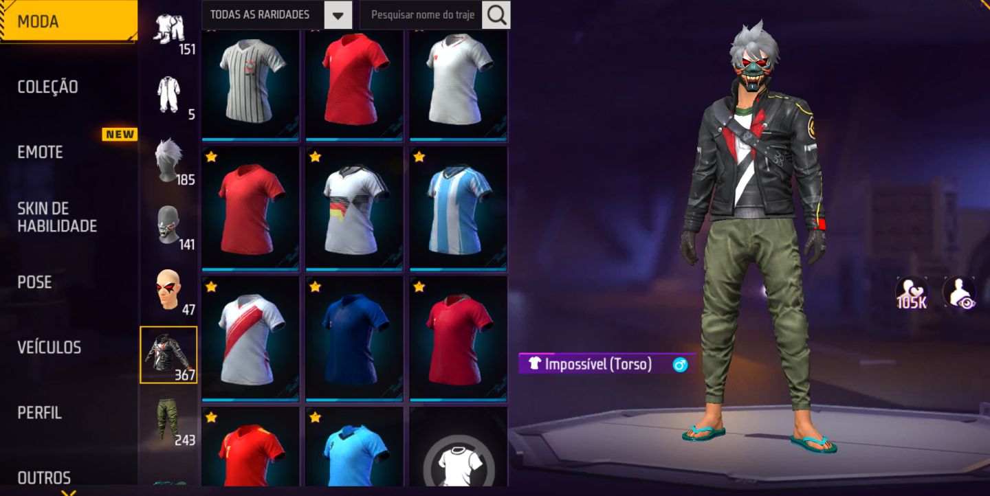 CONTA DE FREE FIRE GEMADA UMP E XM8 ATT!