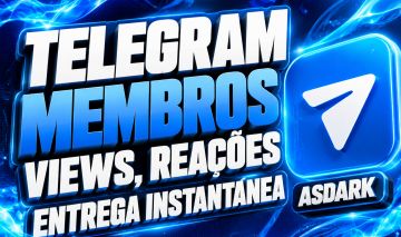 SERVIÇOS TELEGRAM MEMBROS, VIEWS, CURTIDAS E MAIS | ENTREGA INSTANTANEA