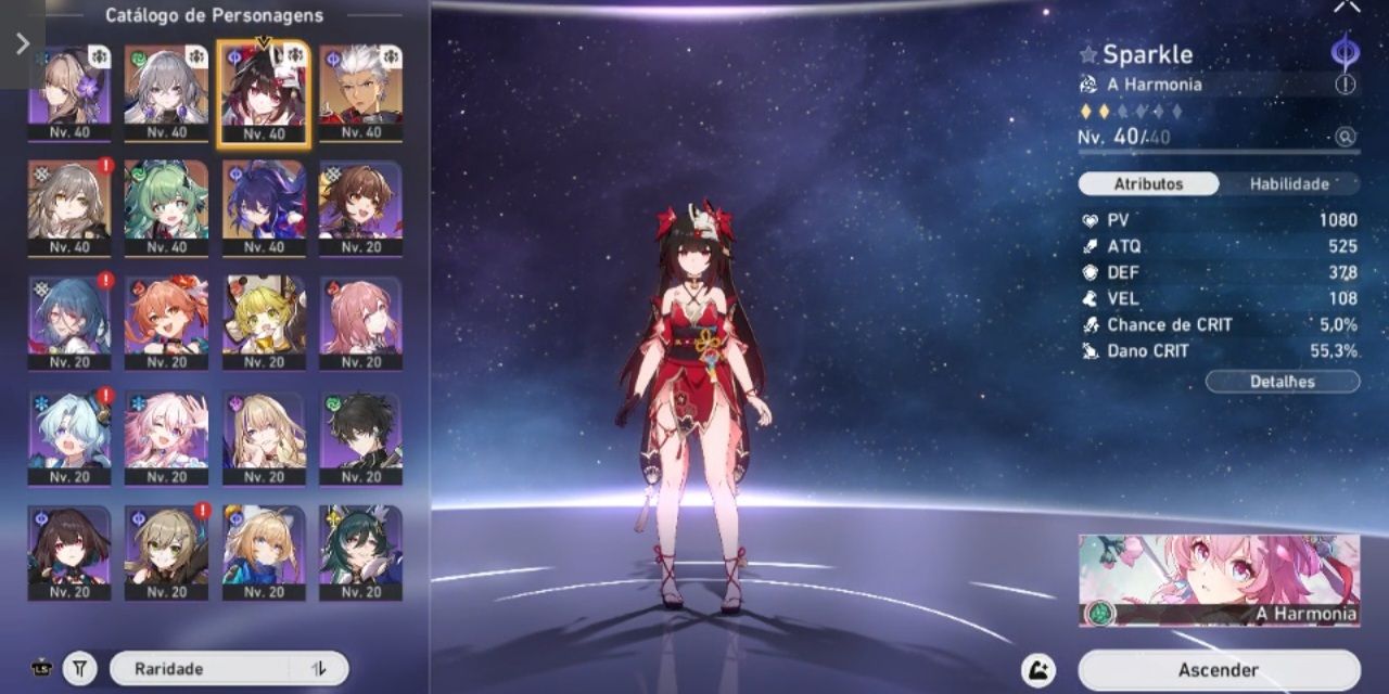 Conta genshin impact + HSR com Skirk, varessa e sparkle!!