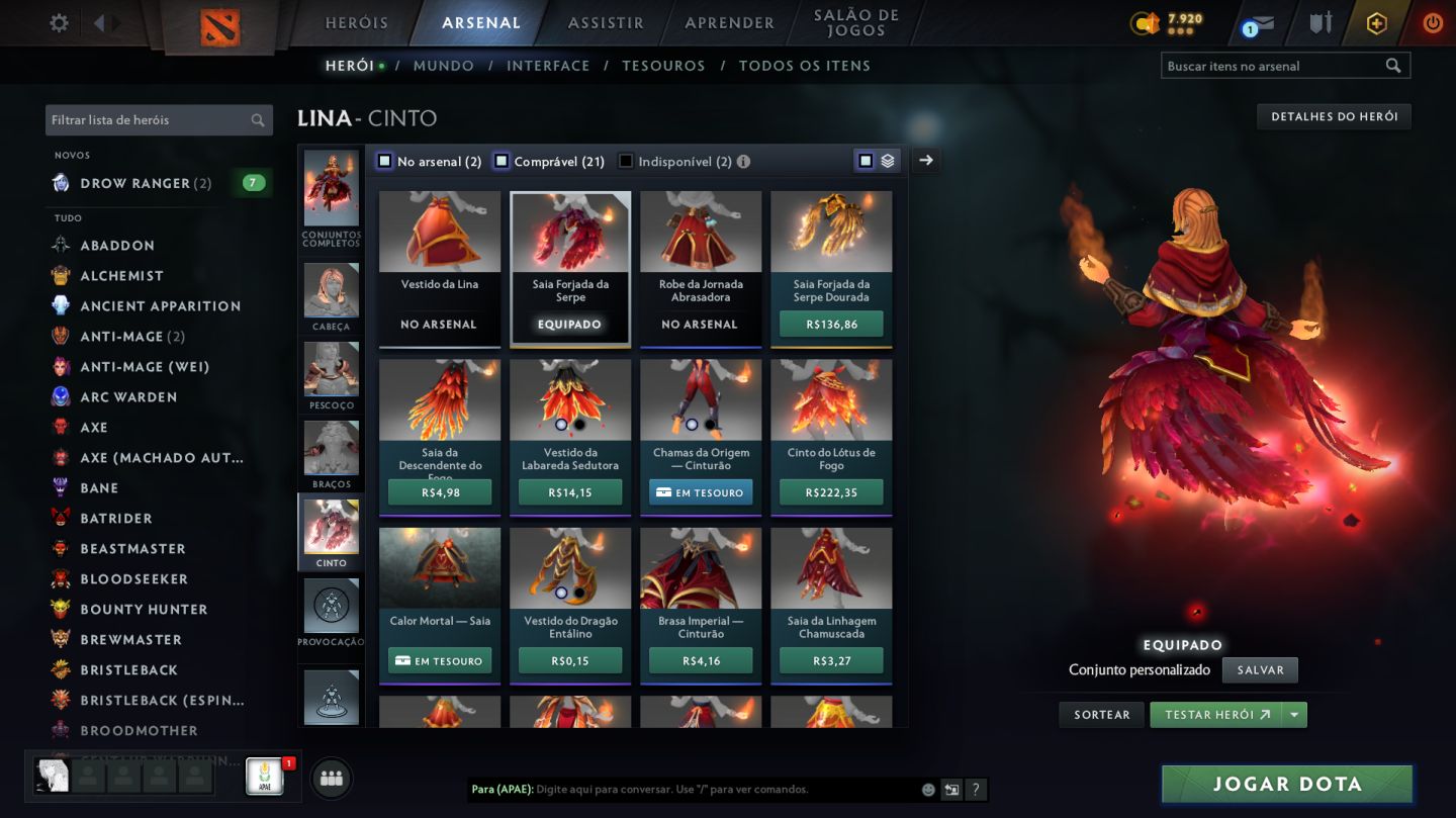 CONTA ARCONTE 3 - DOTA 2 2k.760 MMR - 11.390/11.390 BEHAVIOR