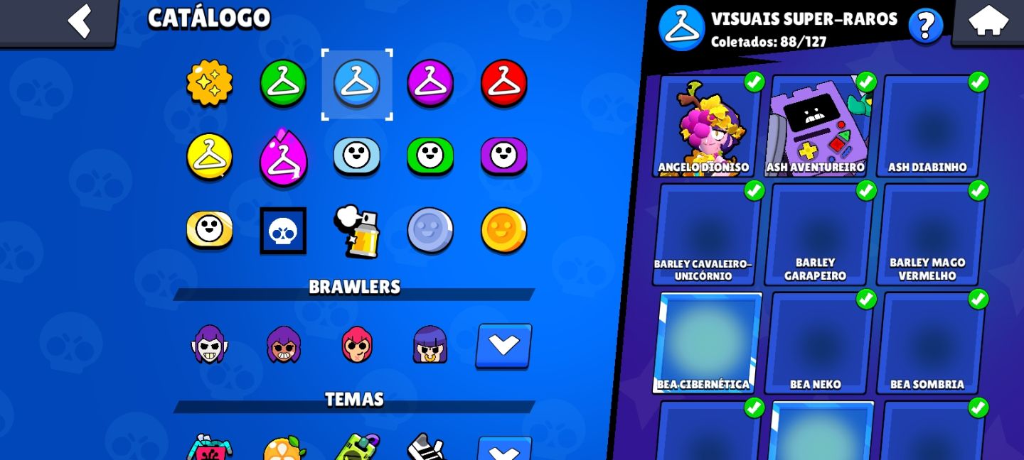 CONTA BRAWL STARS | 47.300 TROFÉUS | 104 BRAWLERS | 75 HIPERCARGAS | 2022