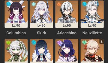 Conta genshin impact 19 T5 LIMITADOS AR 59 SERVER AMERICA (negociável)