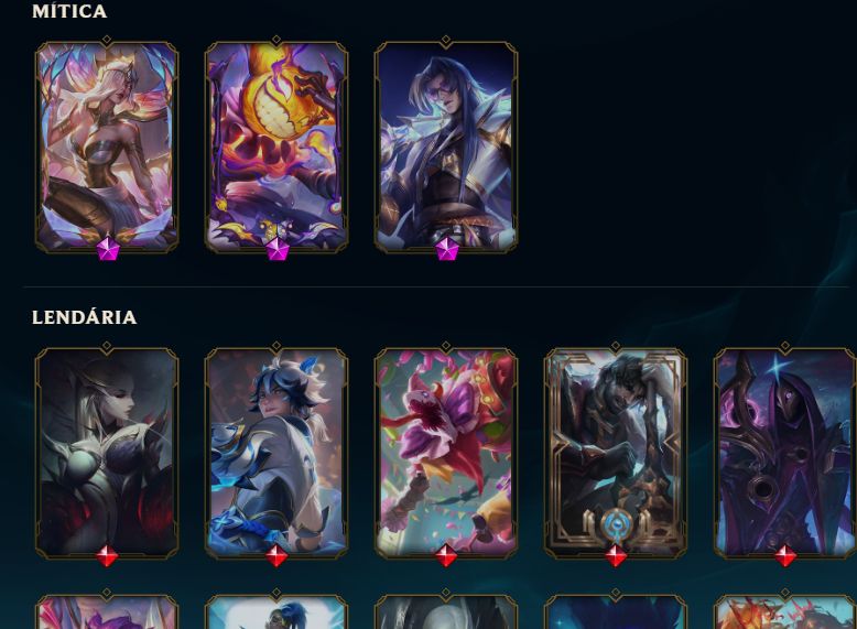 Conta de Lol com Viego Reinado Espectral Elo Plat 4 Muitas Skins Boas