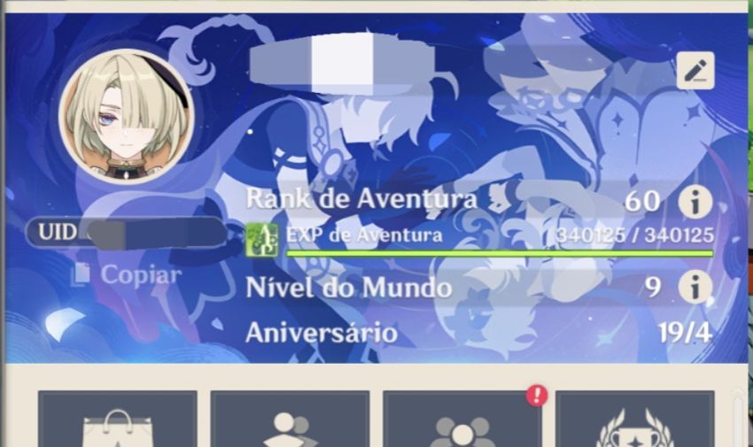 Conta Genshin ar60 34t5 limitados + Aloy