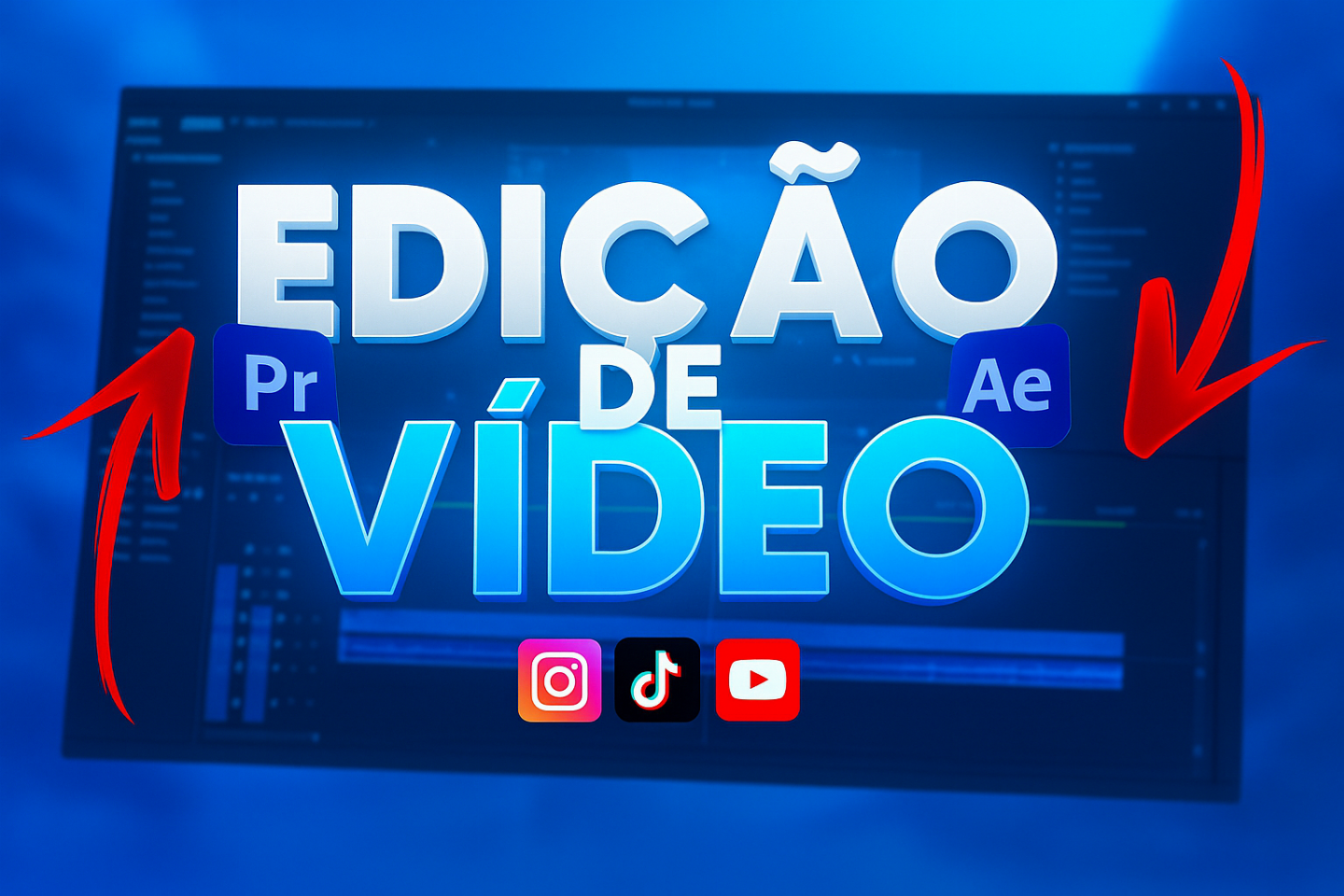 EDITOR DE VÍDEO - EDIÇÃO PROFISSIONAL - VÍDEOS PARA YOUTUBE, SHORTS, VSL, EDITS