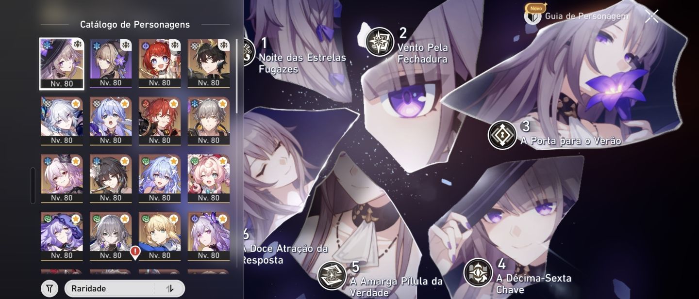 Herta E6S1 + 15 bonecot5, Castorice com skin.