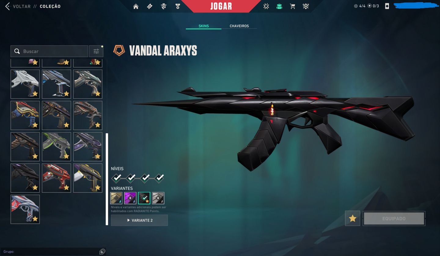 PRA SAIR LOGO Conta Valorant Full Skins Champions ( exceto 2022 )