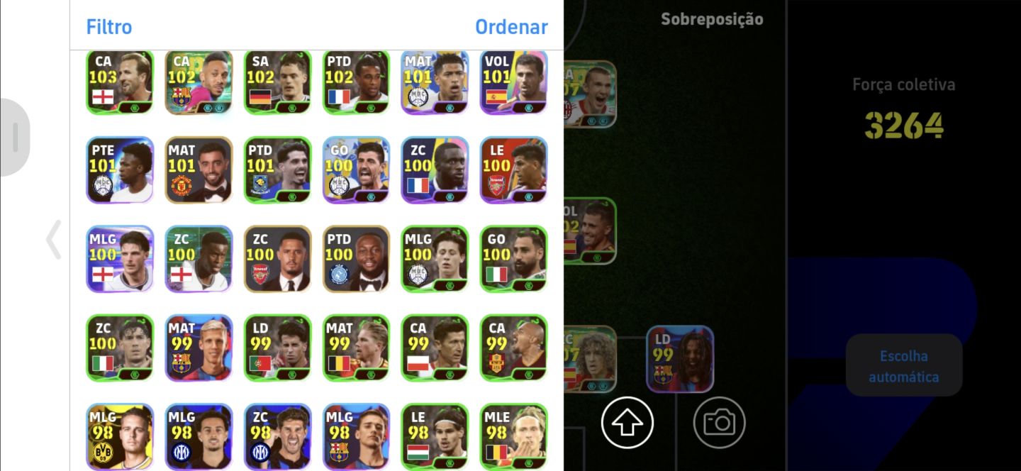 Conta efootball com Del Piero