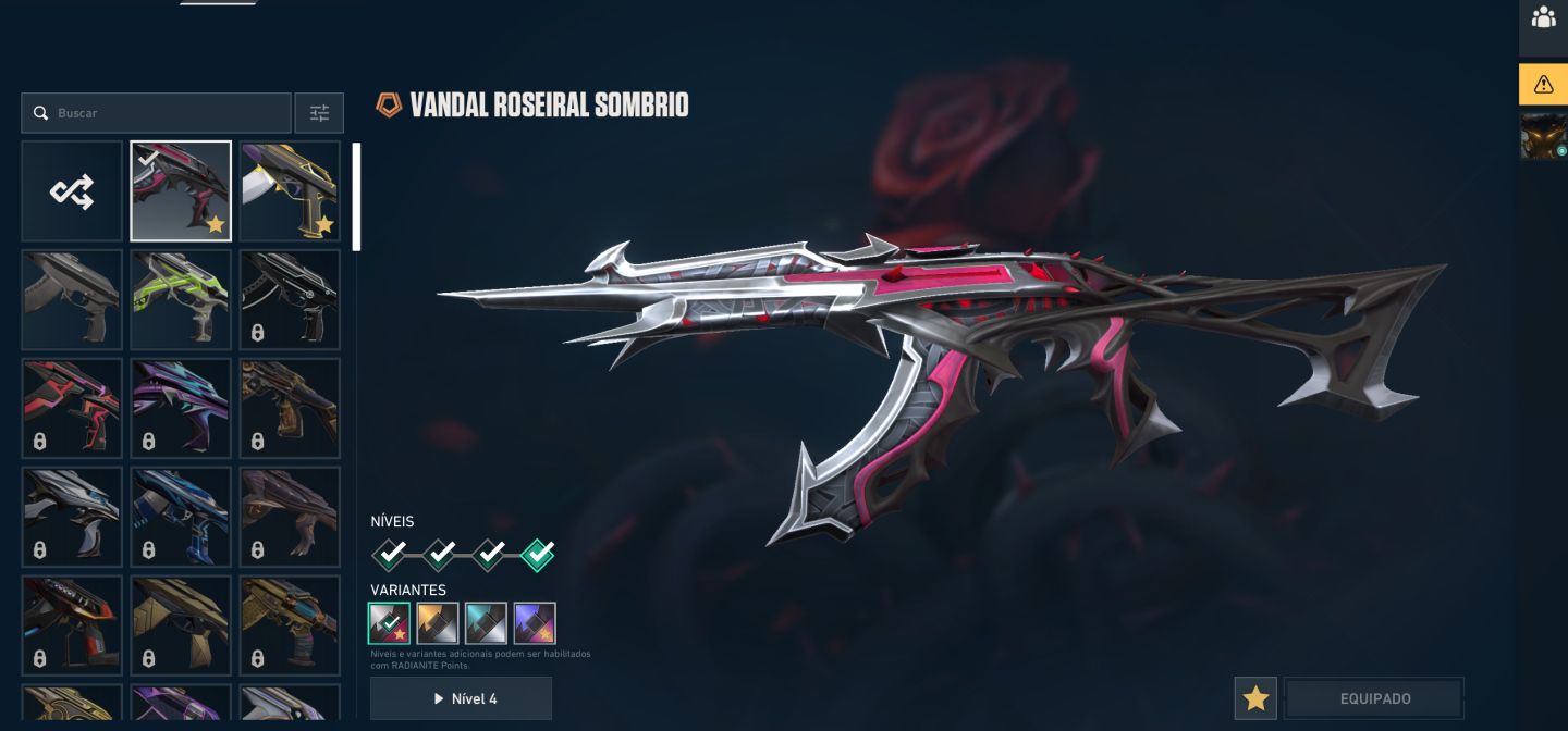 Conta asc/imt Skin champions e 3 Faca