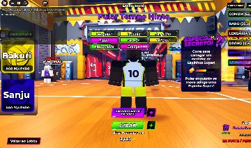 CONTA VOLLEYBALL LEGENDS LVL ALTO COM TSH SANJU E SHILDB COM 4 SLOTS DE PERSONAG