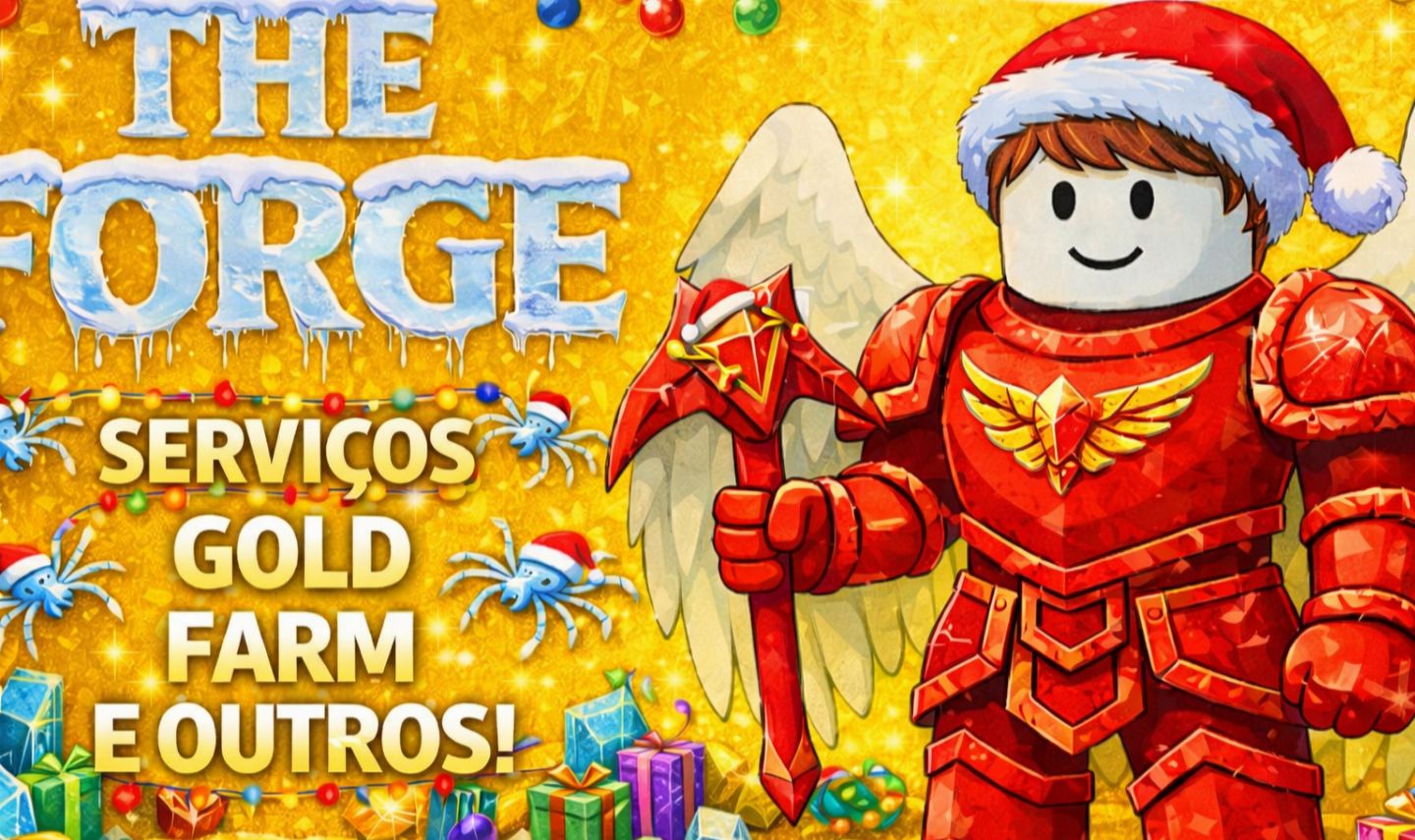 THE FORGE /A FORJA, ARMADURAS, ARMAS, SERVIÇOS, GOLD, FARM DE ITENS 24HRS |