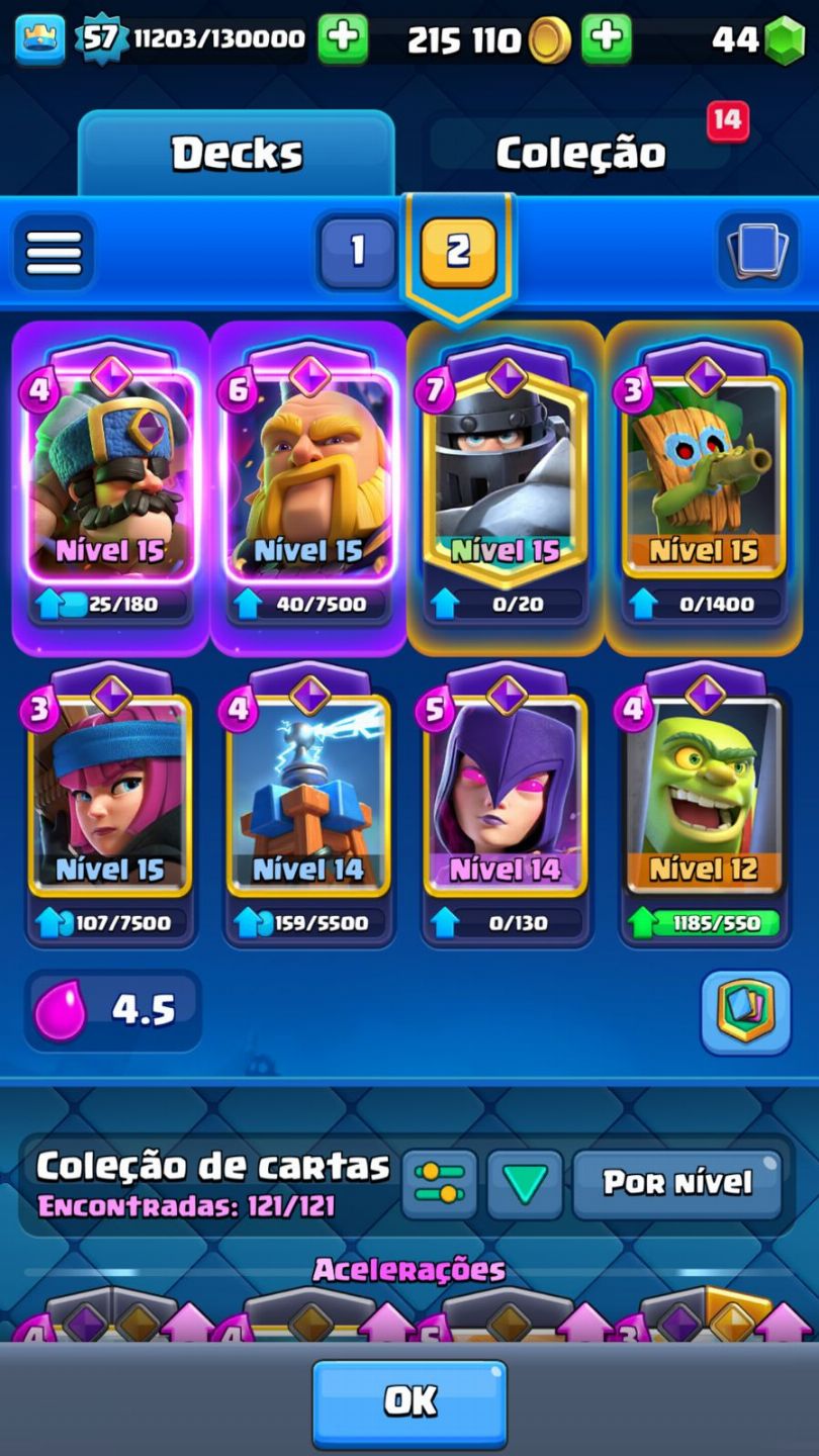 CLASH ROYALE 4 ANOS DE JOGO PREÇO NEGOCIÁVEL
