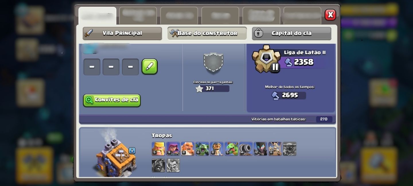 Conta Clash of Clans - Cv11 FULL
