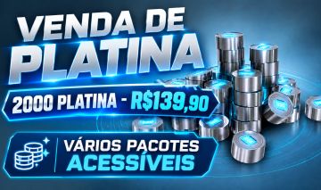 Platina mais barata - 2000 PL por 139,90