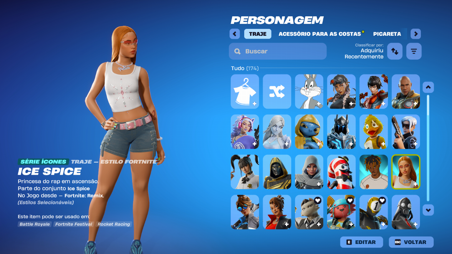 Conta Fortnite com Diversas skins e Gta online incluso na conta