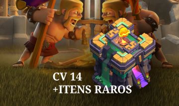 Conta Clash of Clans cv14 itens raros!