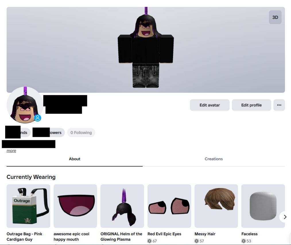 CONTA ROBLOX OG (VARIEDADES EM ESTILOS/SKINS)