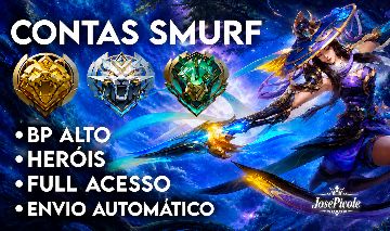CONTAS SMURF - MOBILE LEGENDS | MLBB / ENTREGA AUTOMÁTICA!