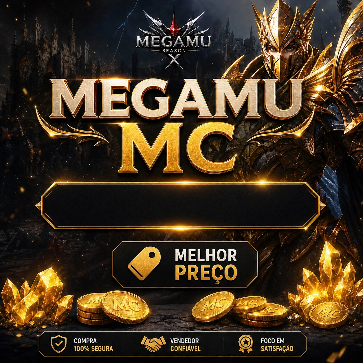 1K MCOIN MEGAMU MAIS BARATO