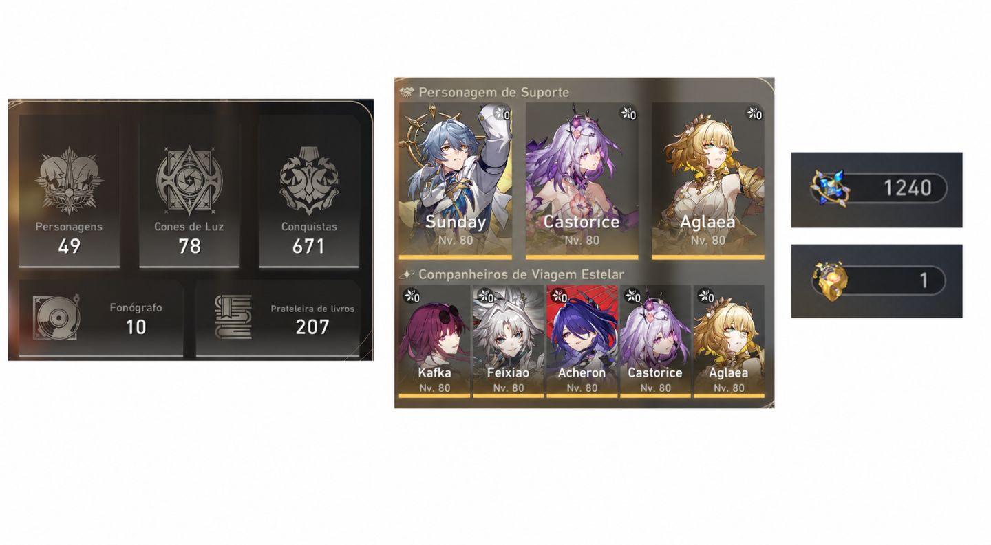 CONTA HONKAI ENDGAME LVL 70
