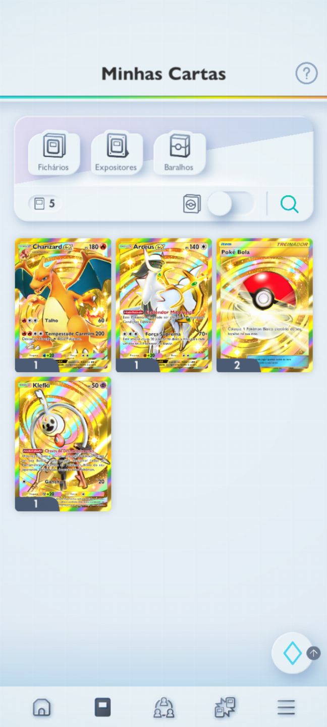 Conta TCG Pokémon LvL 52