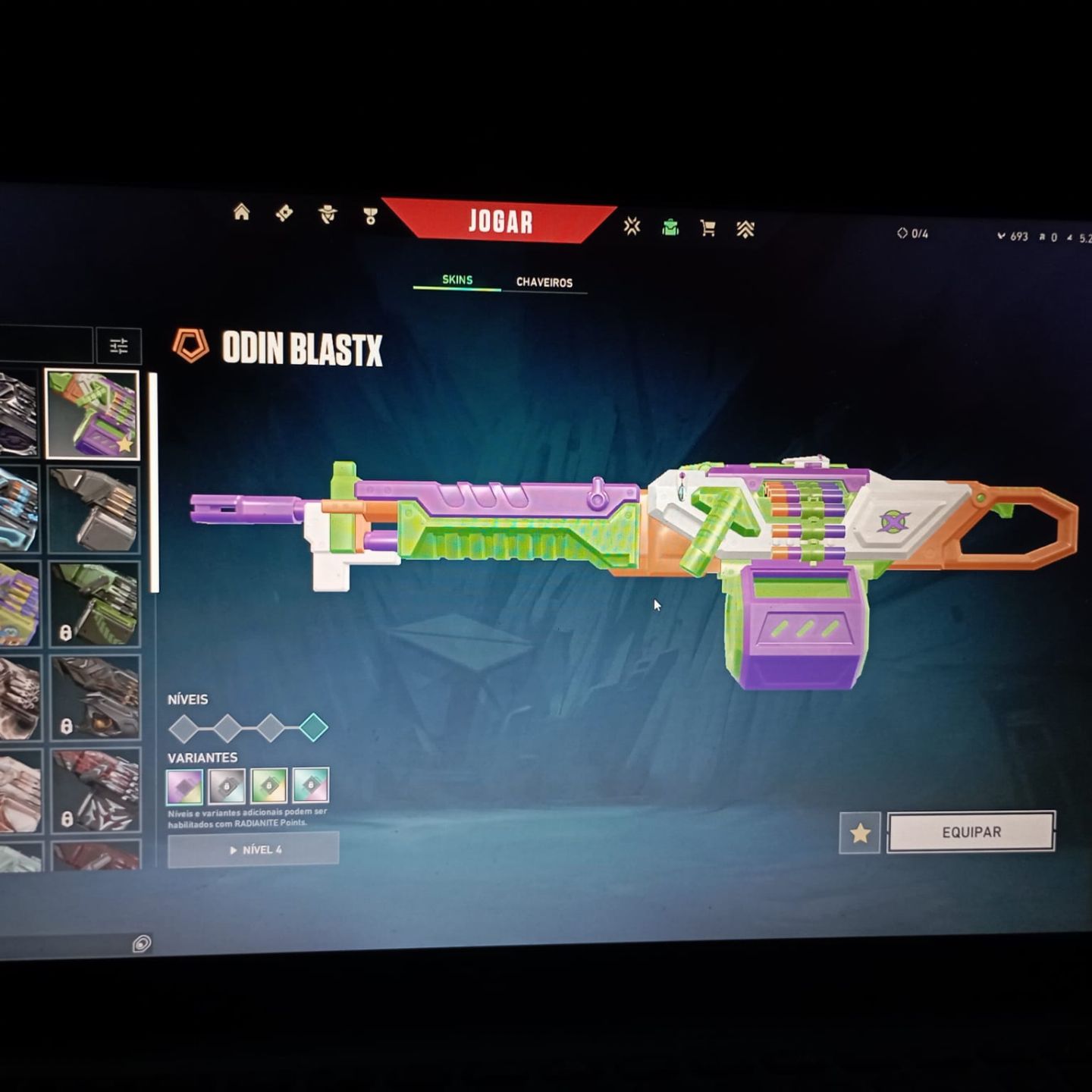 Conta de vava level 291